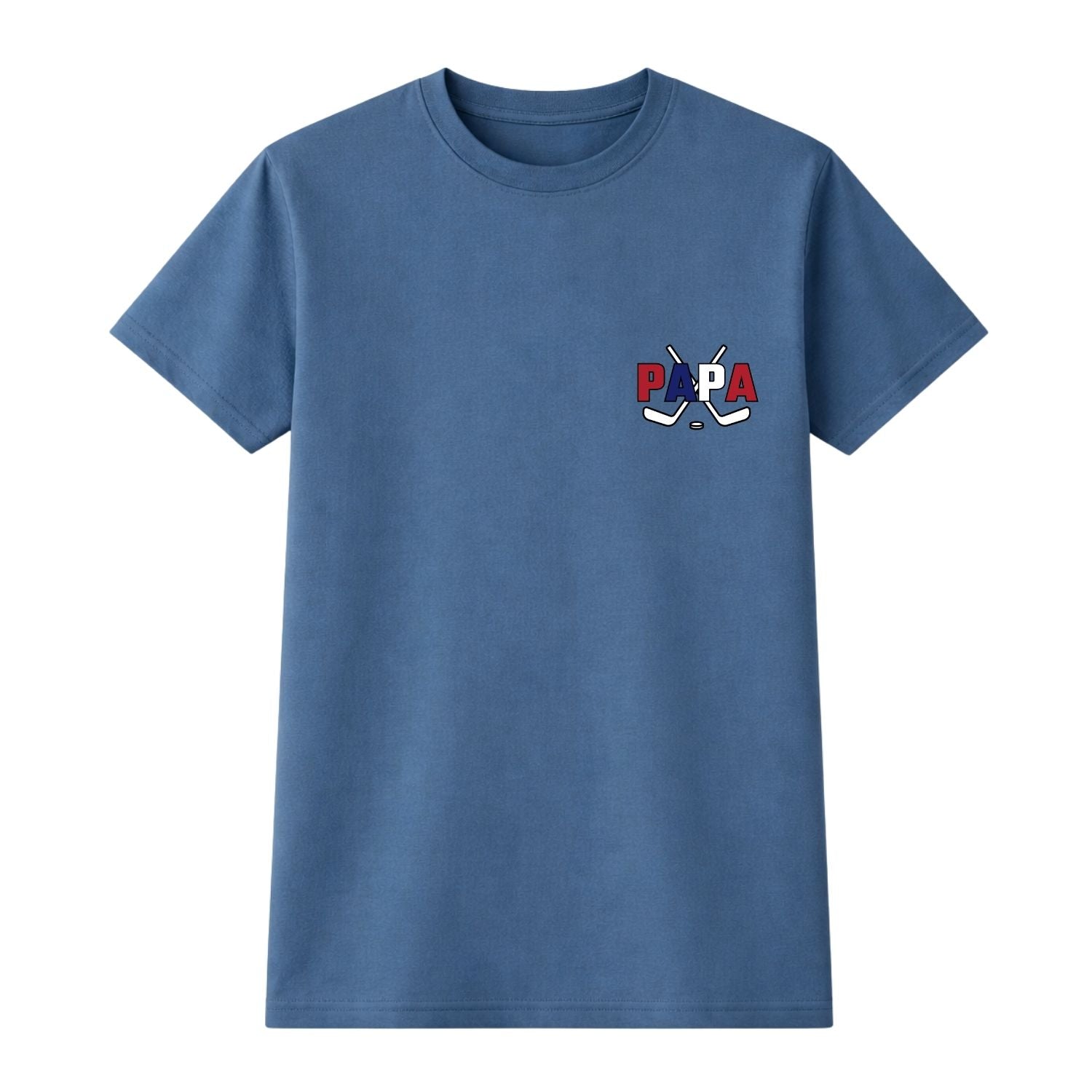 T-shirt pour hommes-Papa hockey