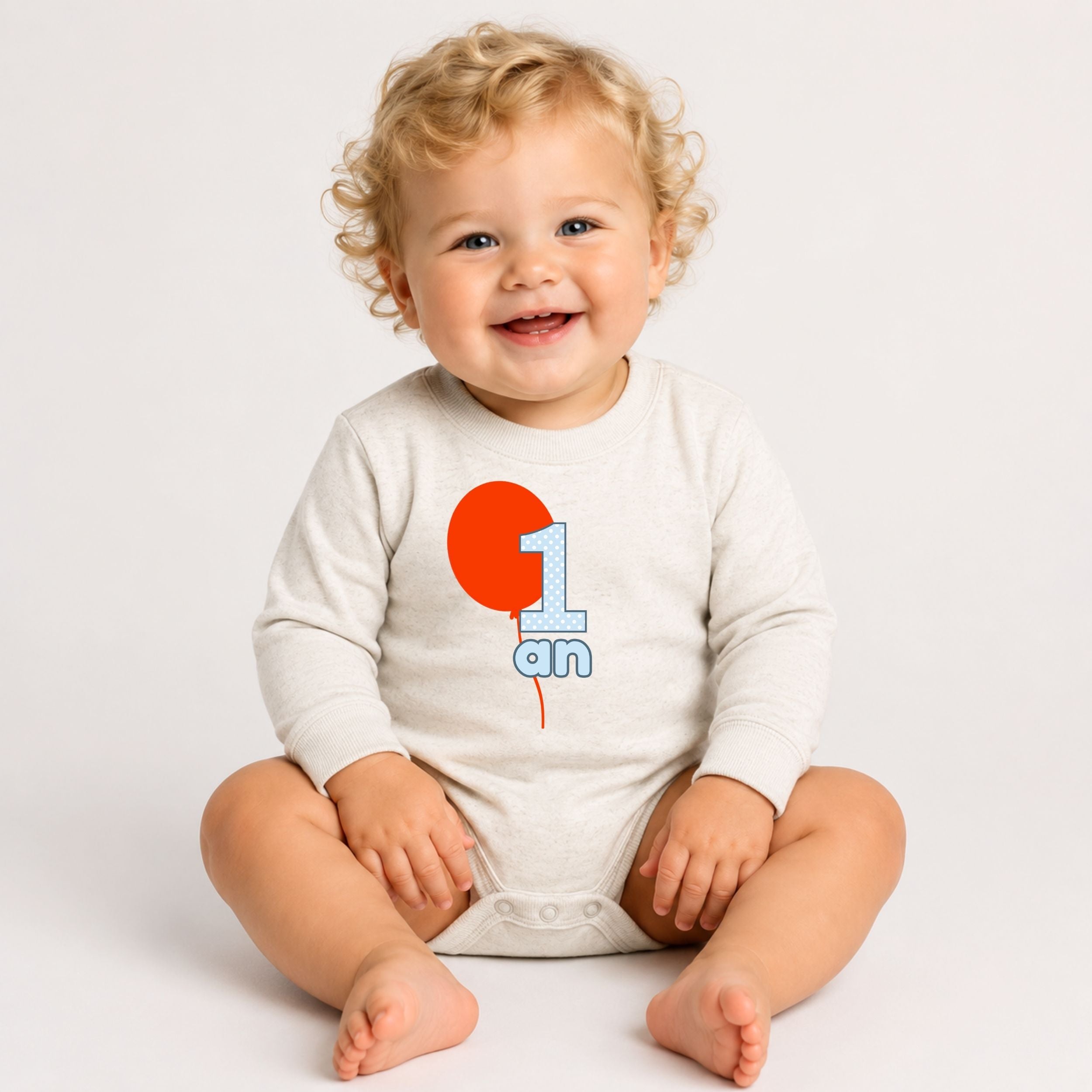 Kimono Bodysuit for babies - Cappuccino