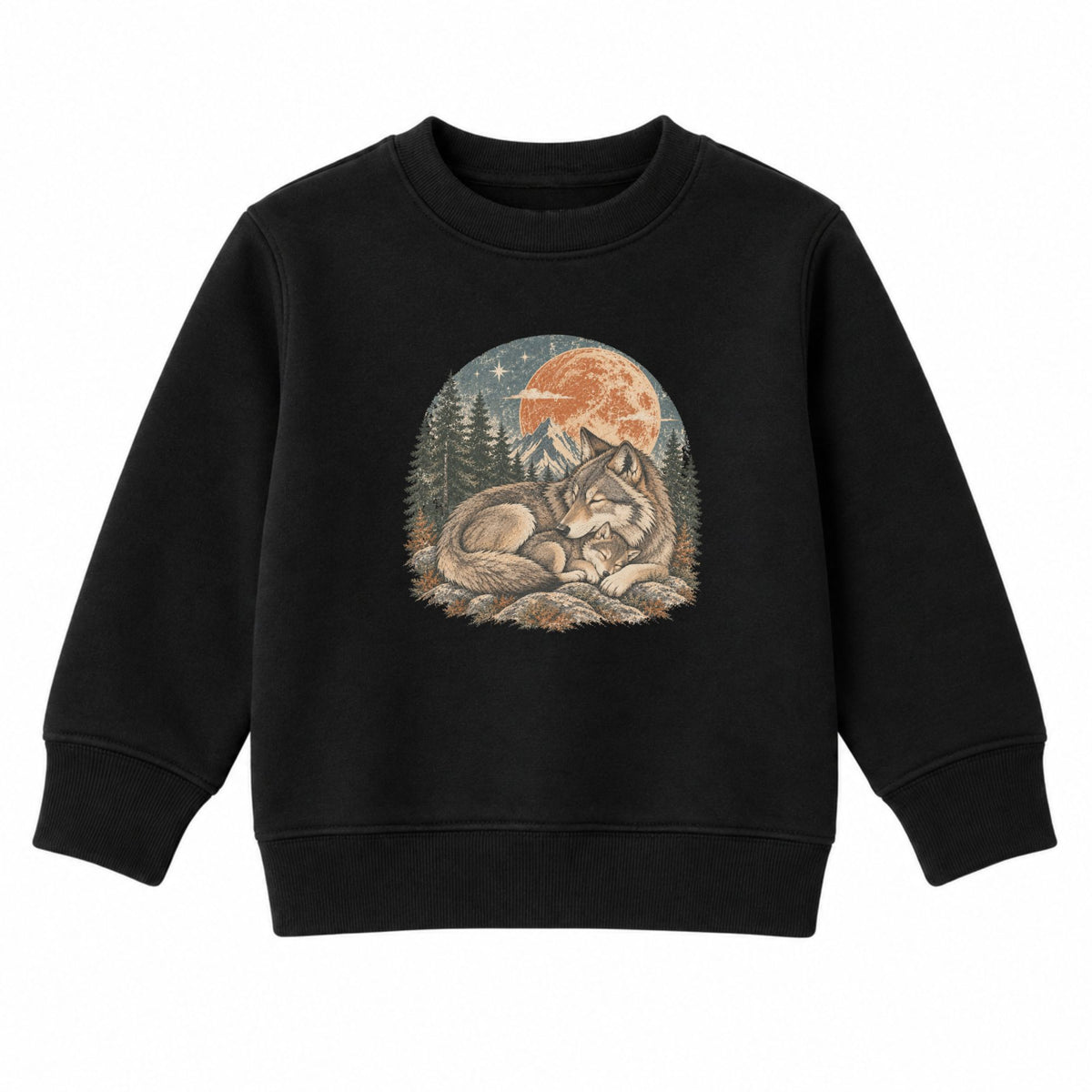 Crewneck enfants-Petit loup