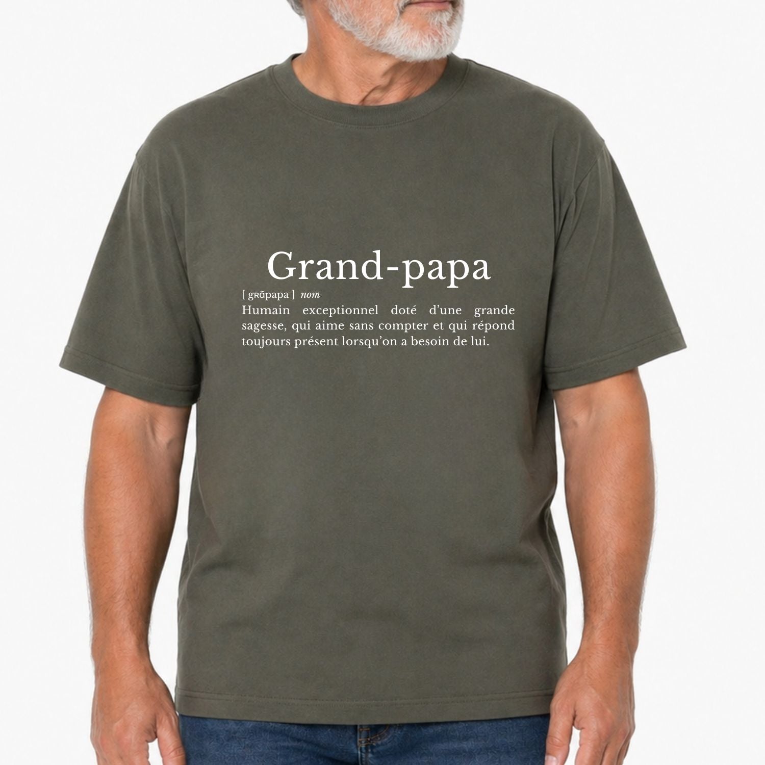 T-shirt pour hommes-Définition Grand-papa