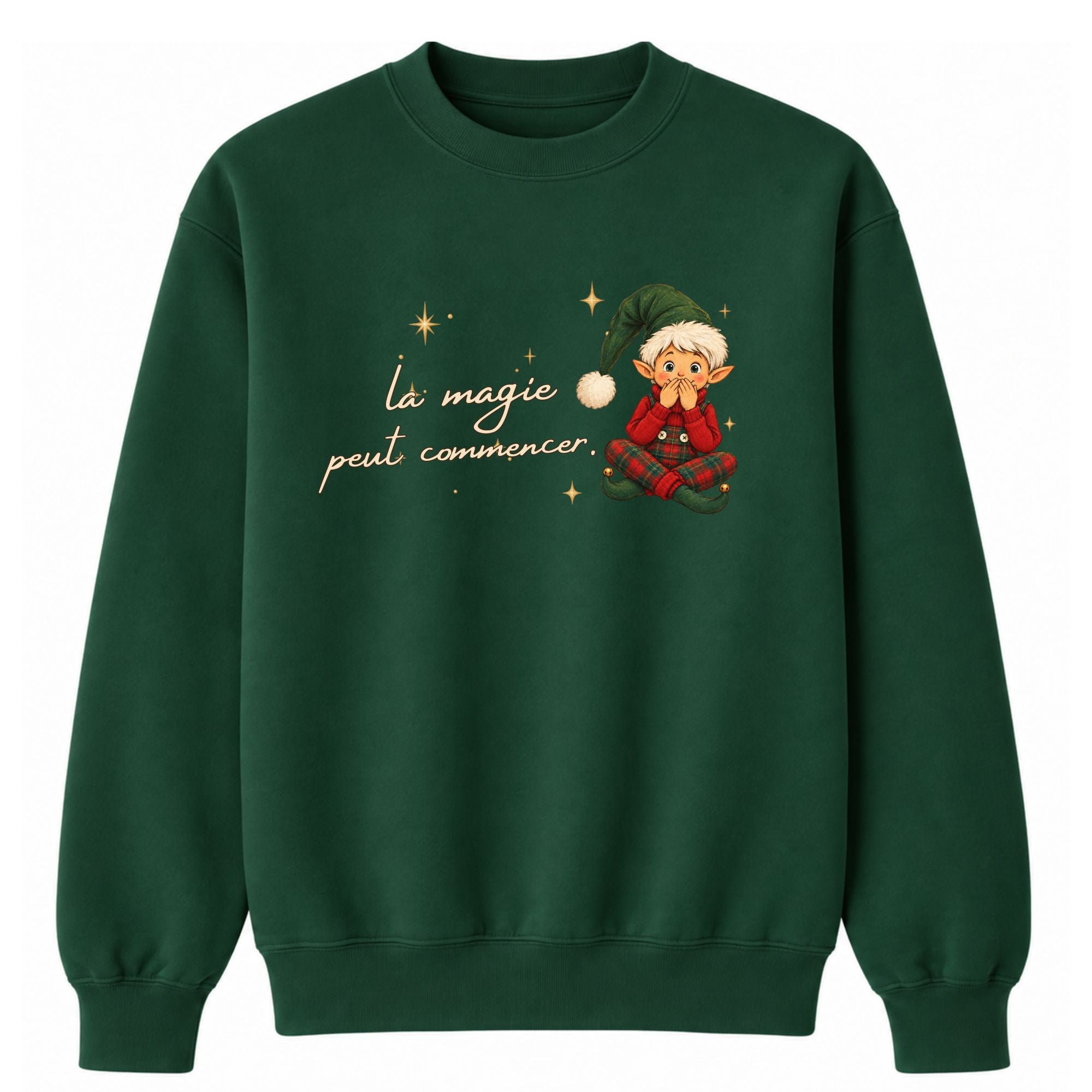 Crewneck pour femmes-La magie peut commencer (Lutin)