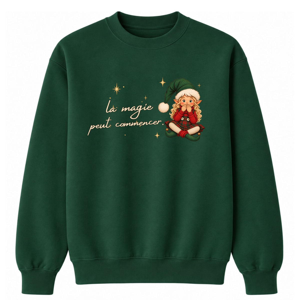 Crewneck pour femmes-La magie peut commencer (Lutine)
