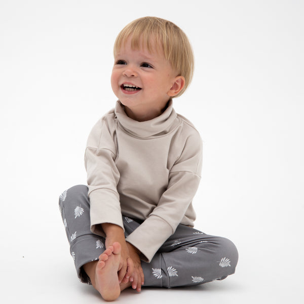 Grow With Me Babies and Children Turtleneck - Oat