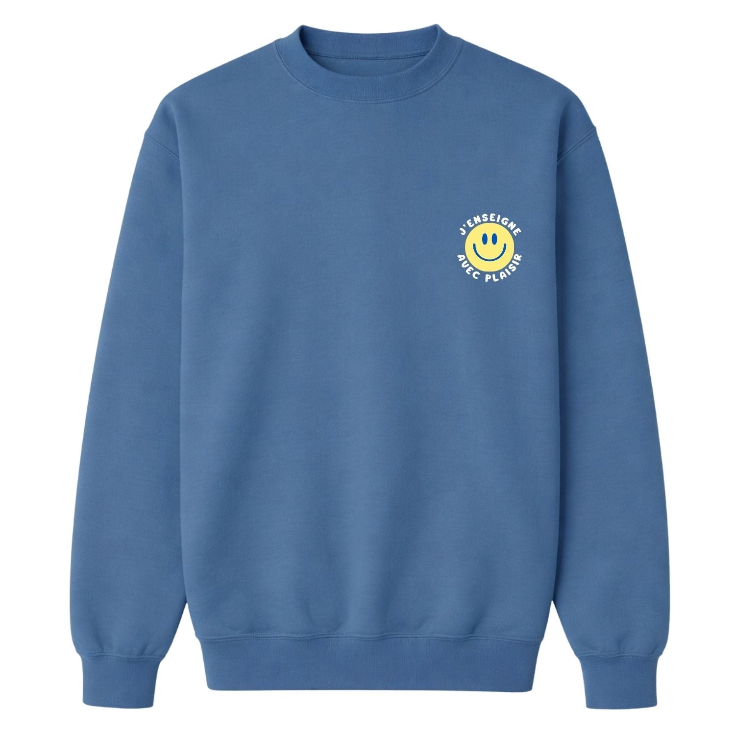 Crewneck pour femmes- J'enseigne avec plaisir (dos)