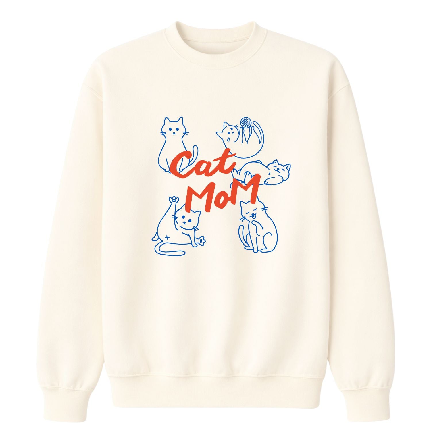 Crewneck pour femmes-Cat mom