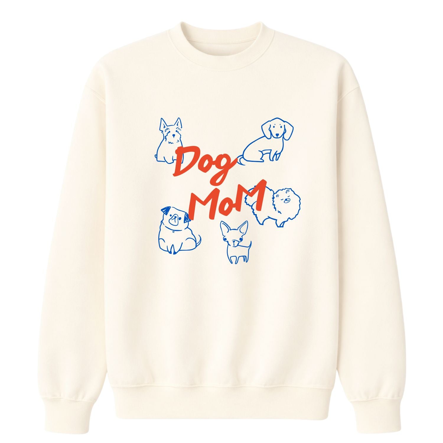 Crewneck pour femmes-Dog mom