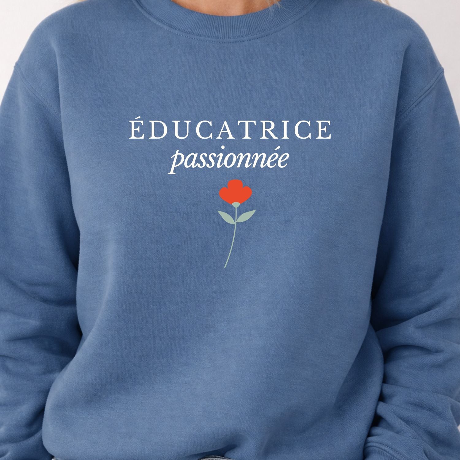 Women's Crewneck - Éducatrice Passionnée