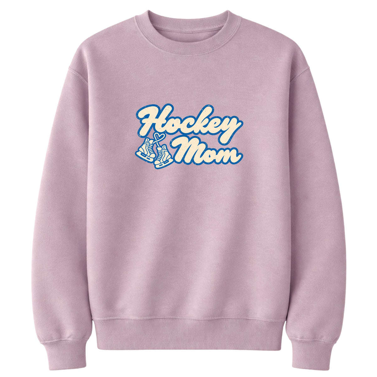 Crewneck pour femmes- Hockey Mom (mauve)