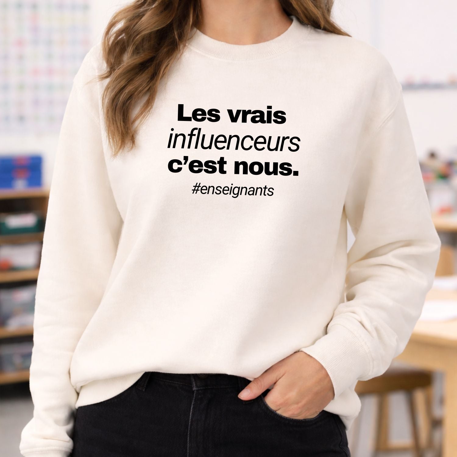 Women's Crewneck - Éducatrice Passionnée