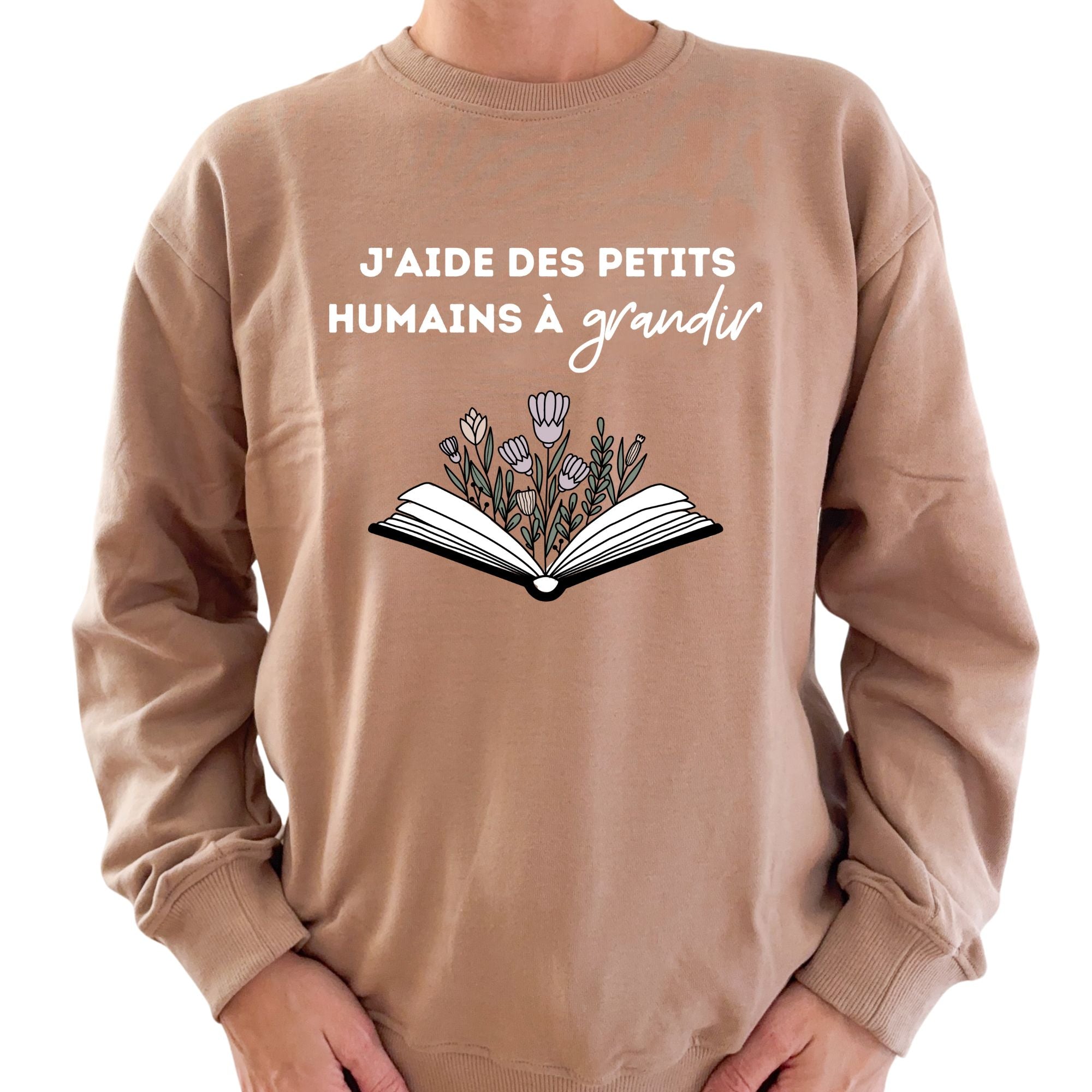 Crewneck pour femmes- Aide des petits humains