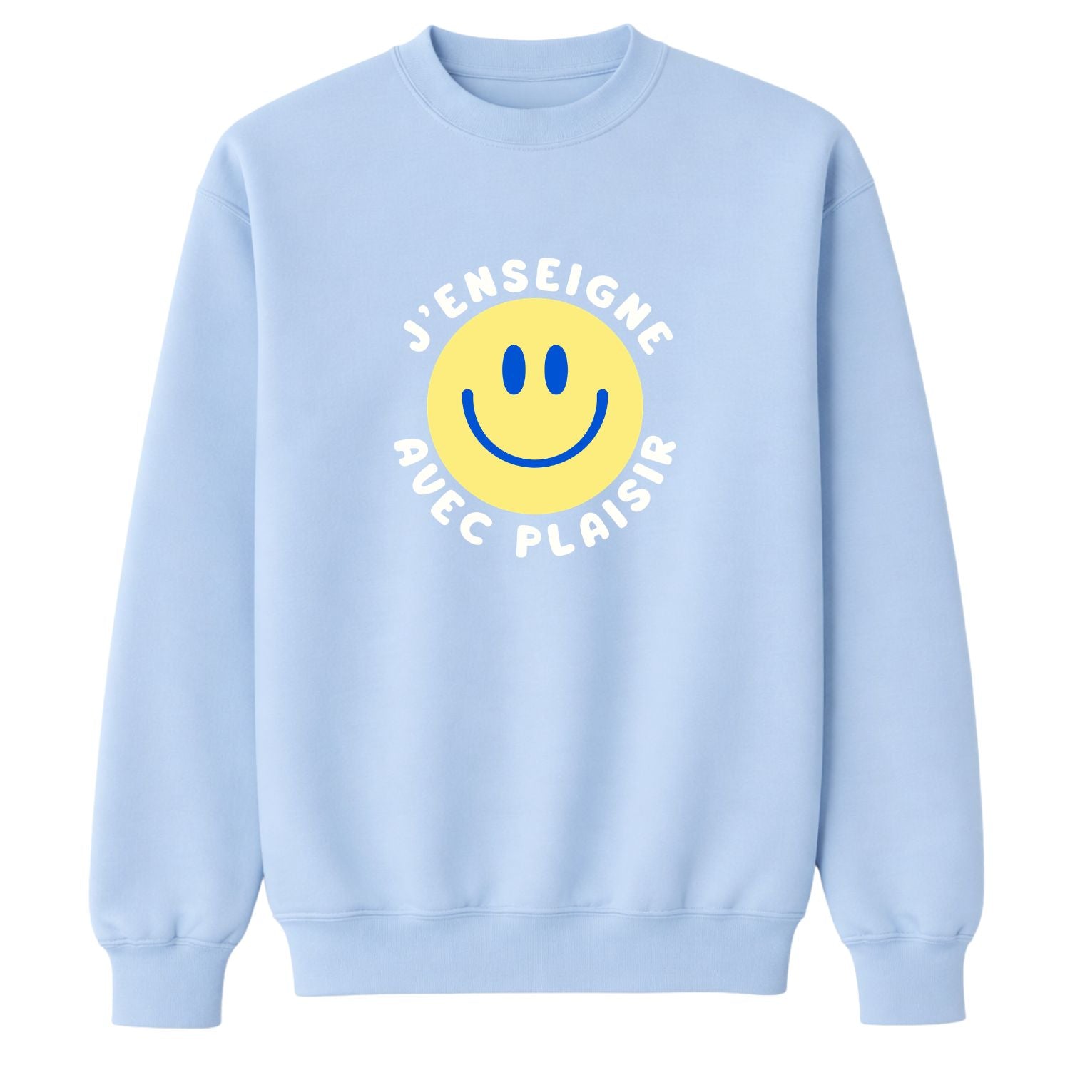 Crewneck pour femmes- J'enseigne avec plaisir