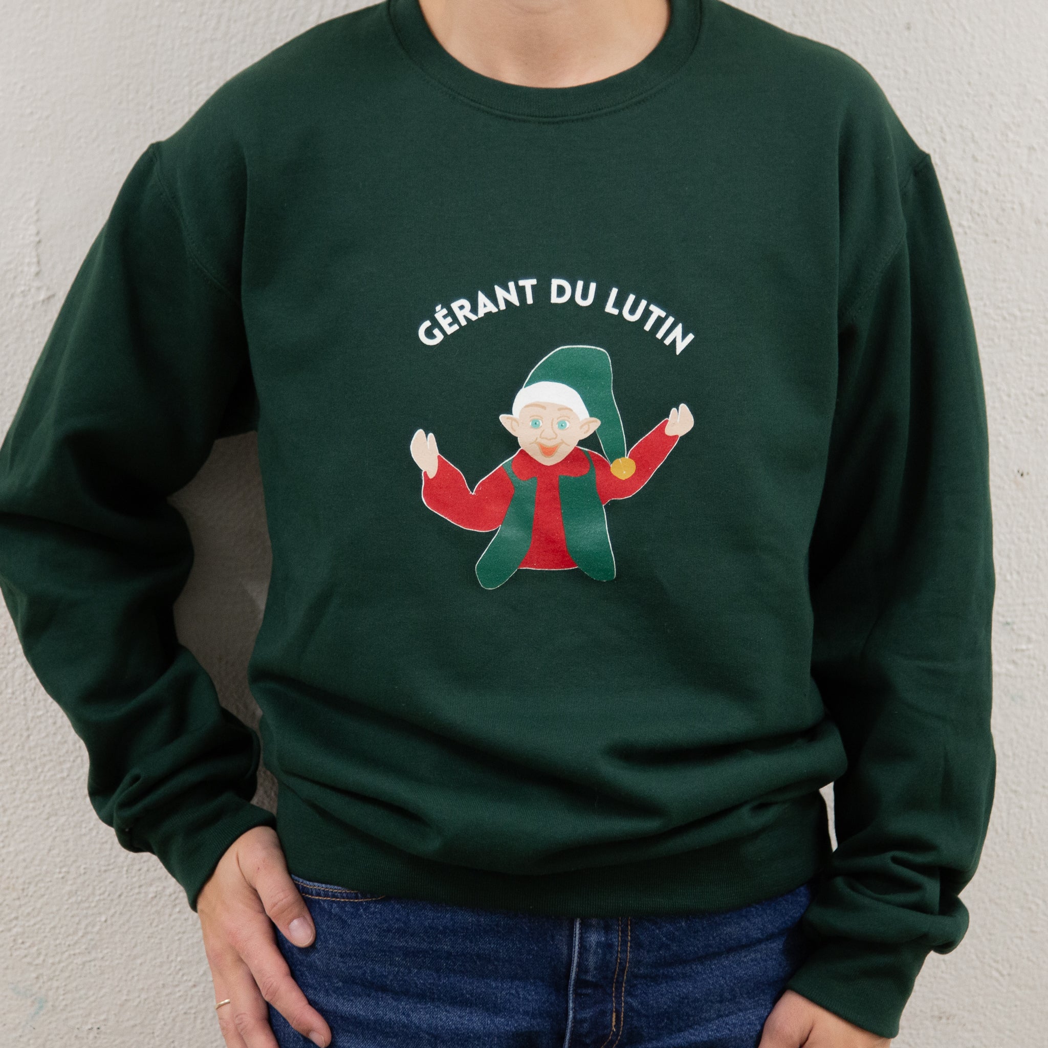 Crewneck unisexe - Gérant du lutin