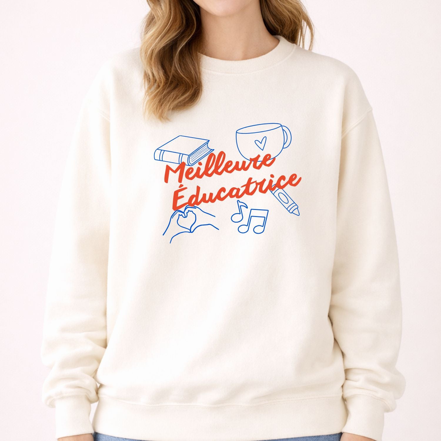 Women's Crewneck - Éducatrice Passionnée