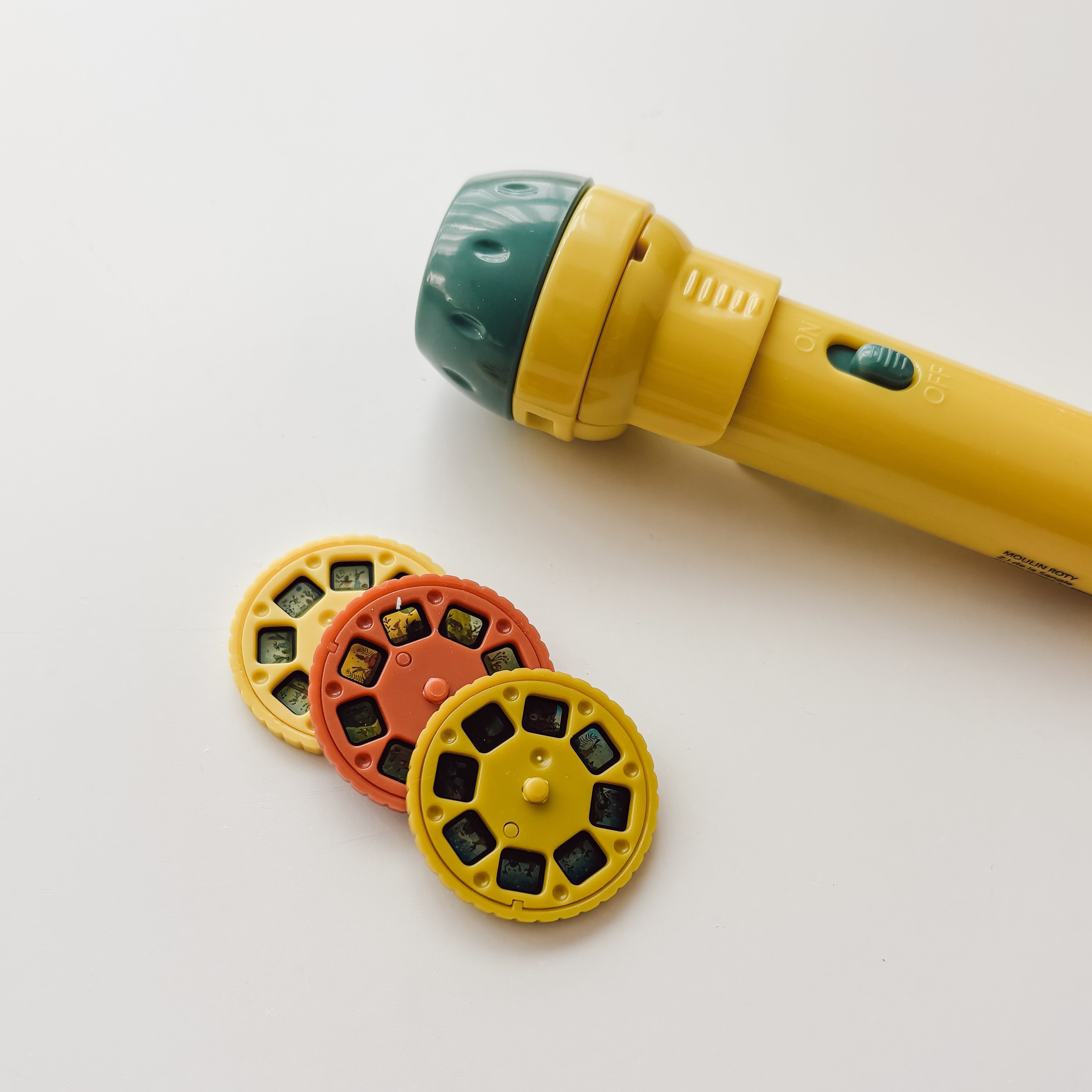 Lampe à histoire - Trois petits lapins