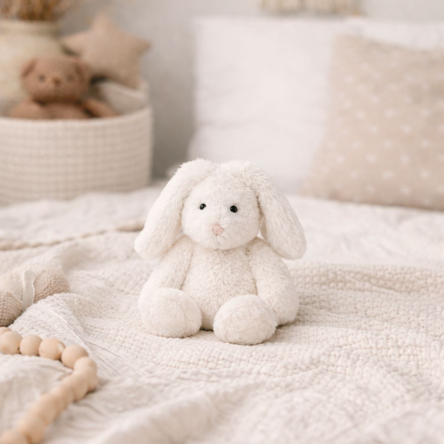 Peluche lapin pour bébés et enfants