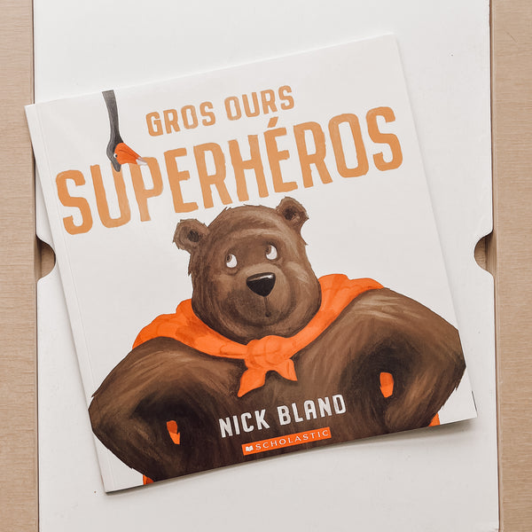 Livre d'histoire - Gros ours superhéros