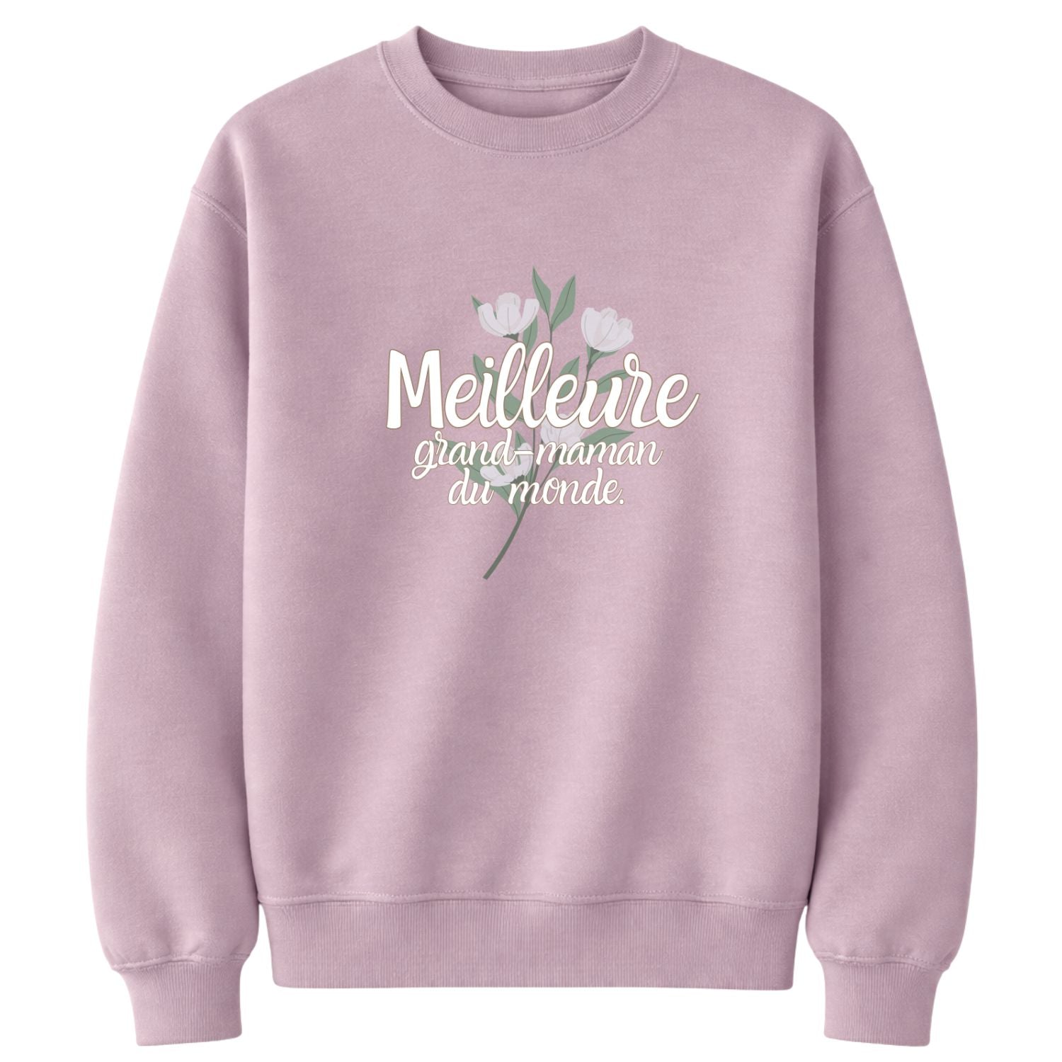 Crewneck pour femmes-Meilleure Grand-maman (mauve)
