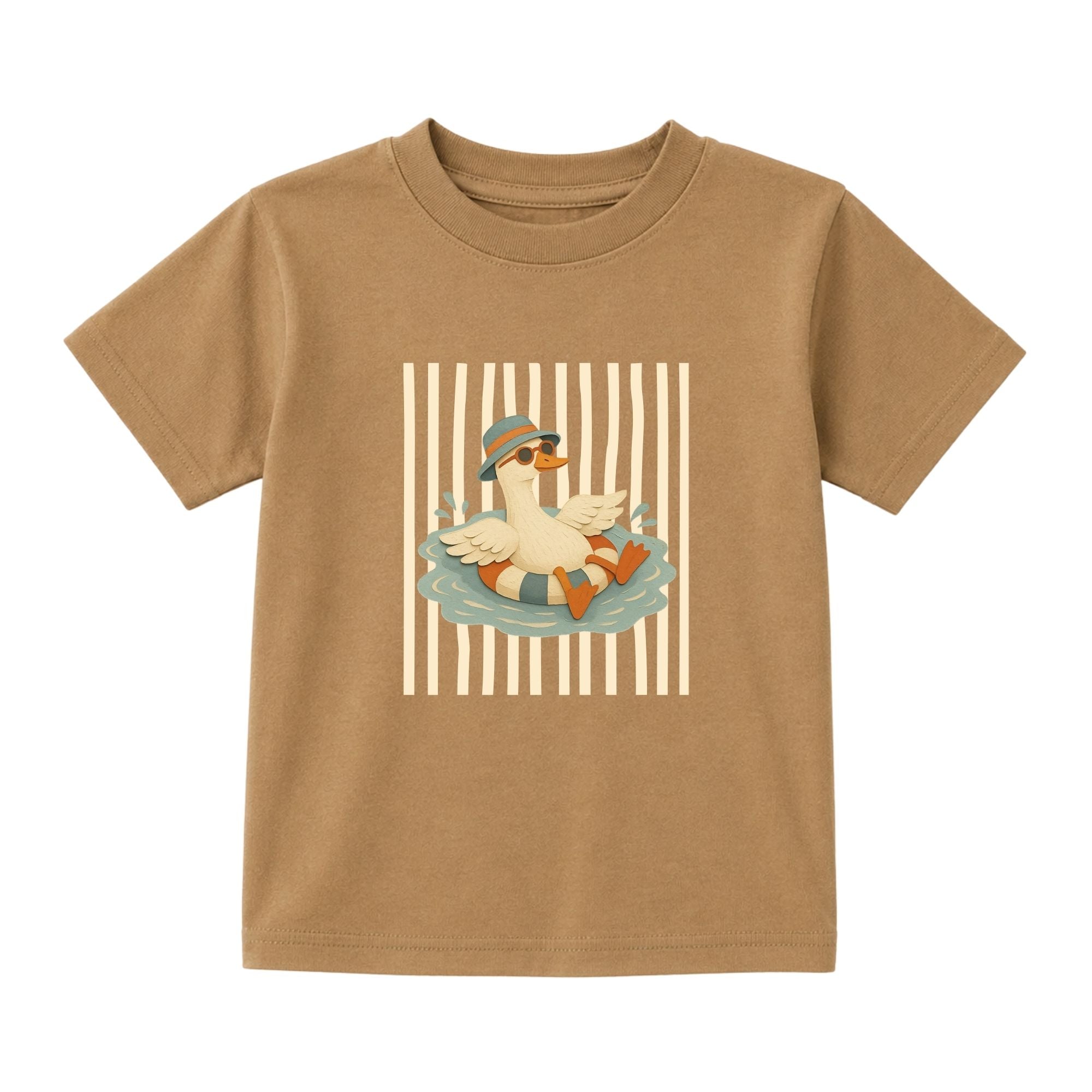 T-shirt bébés et enfants- Oie en vacances