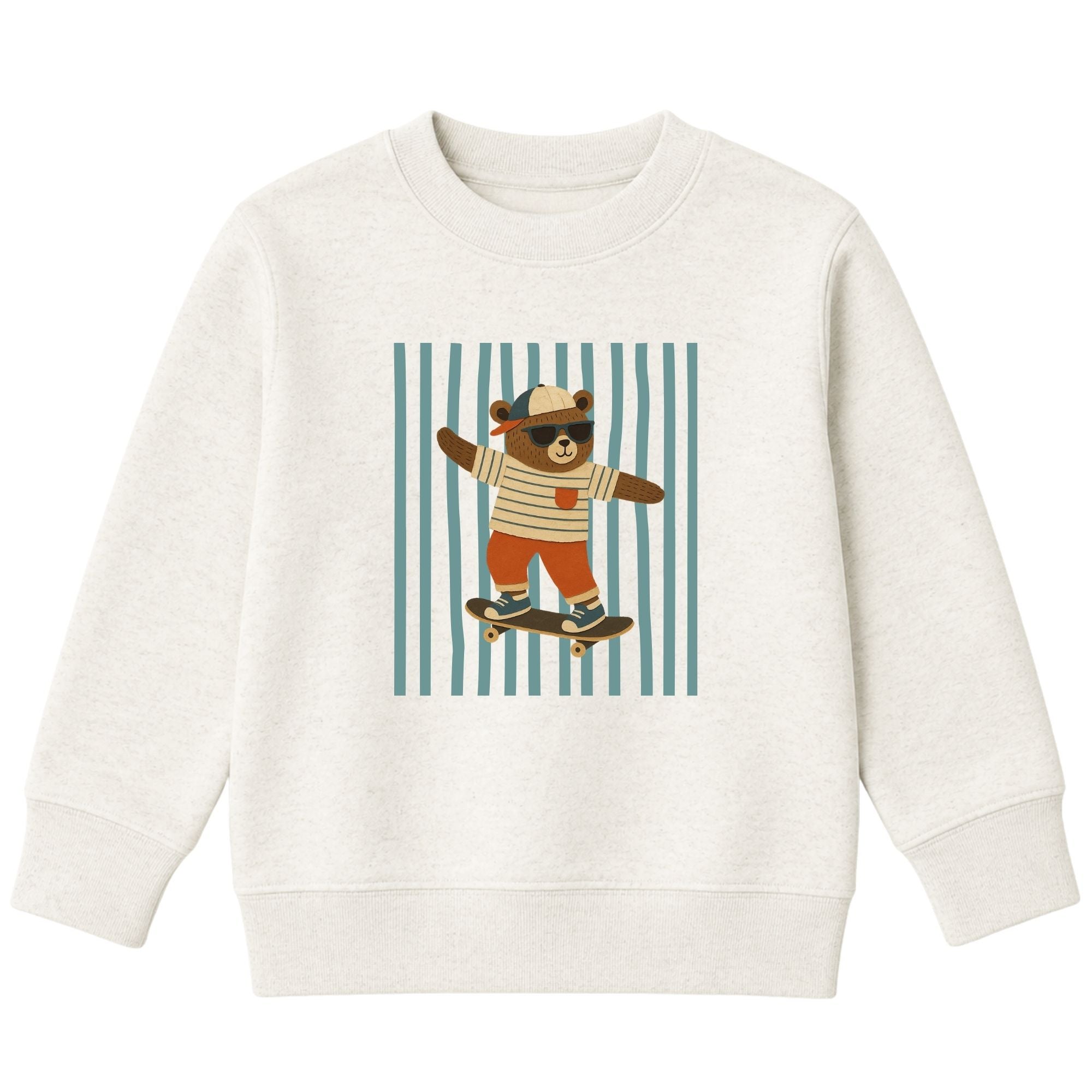 Crewneck enfants-Ours à roulettes