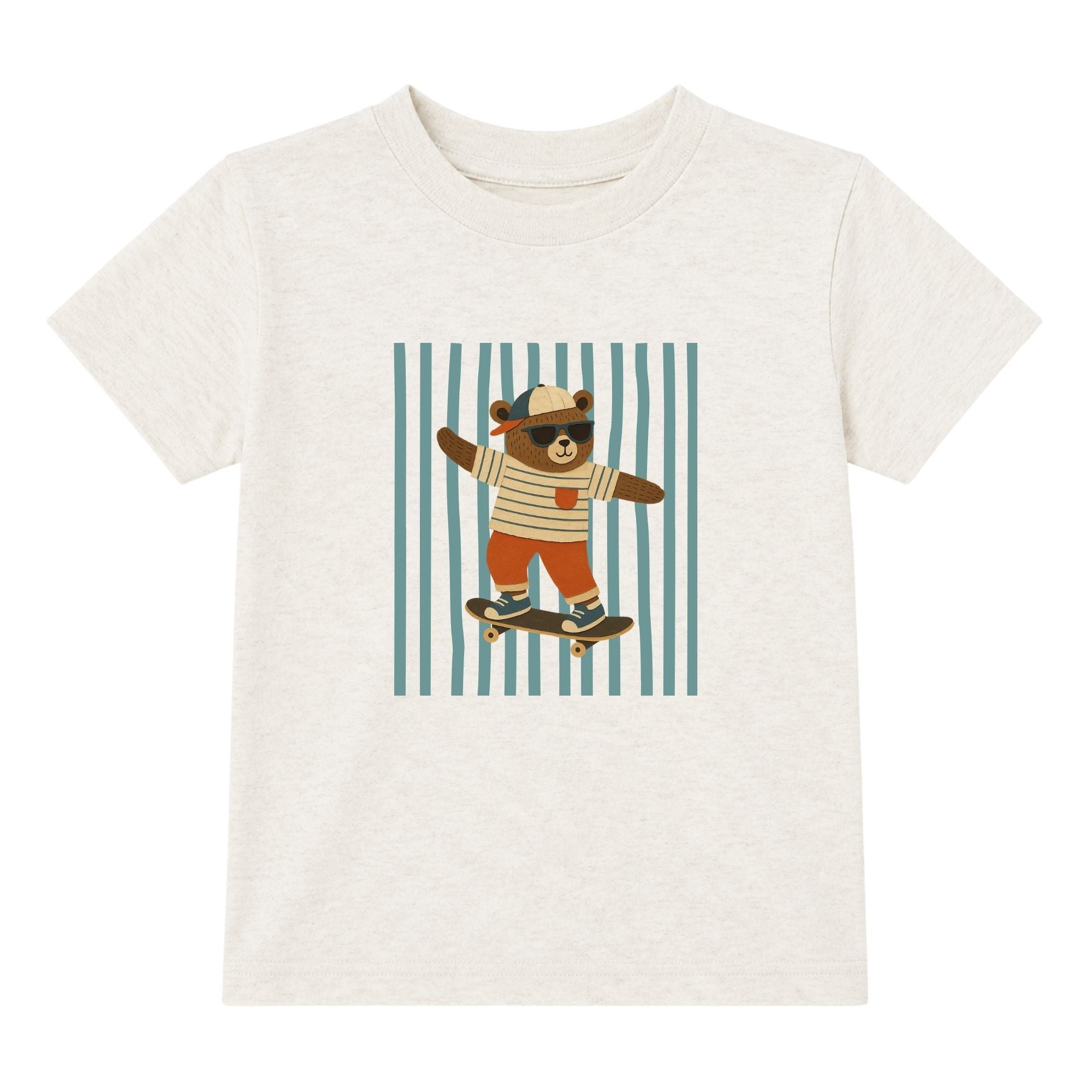 T-shirt bébés et enfants- Ours à roulettes