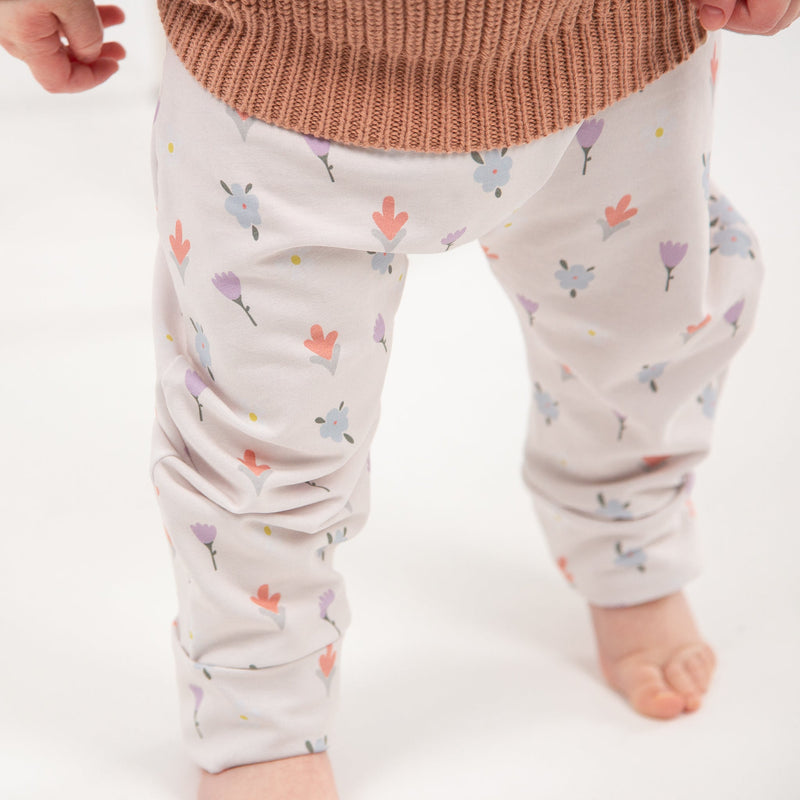 "Grow With Me" pants for babies and children - Garden