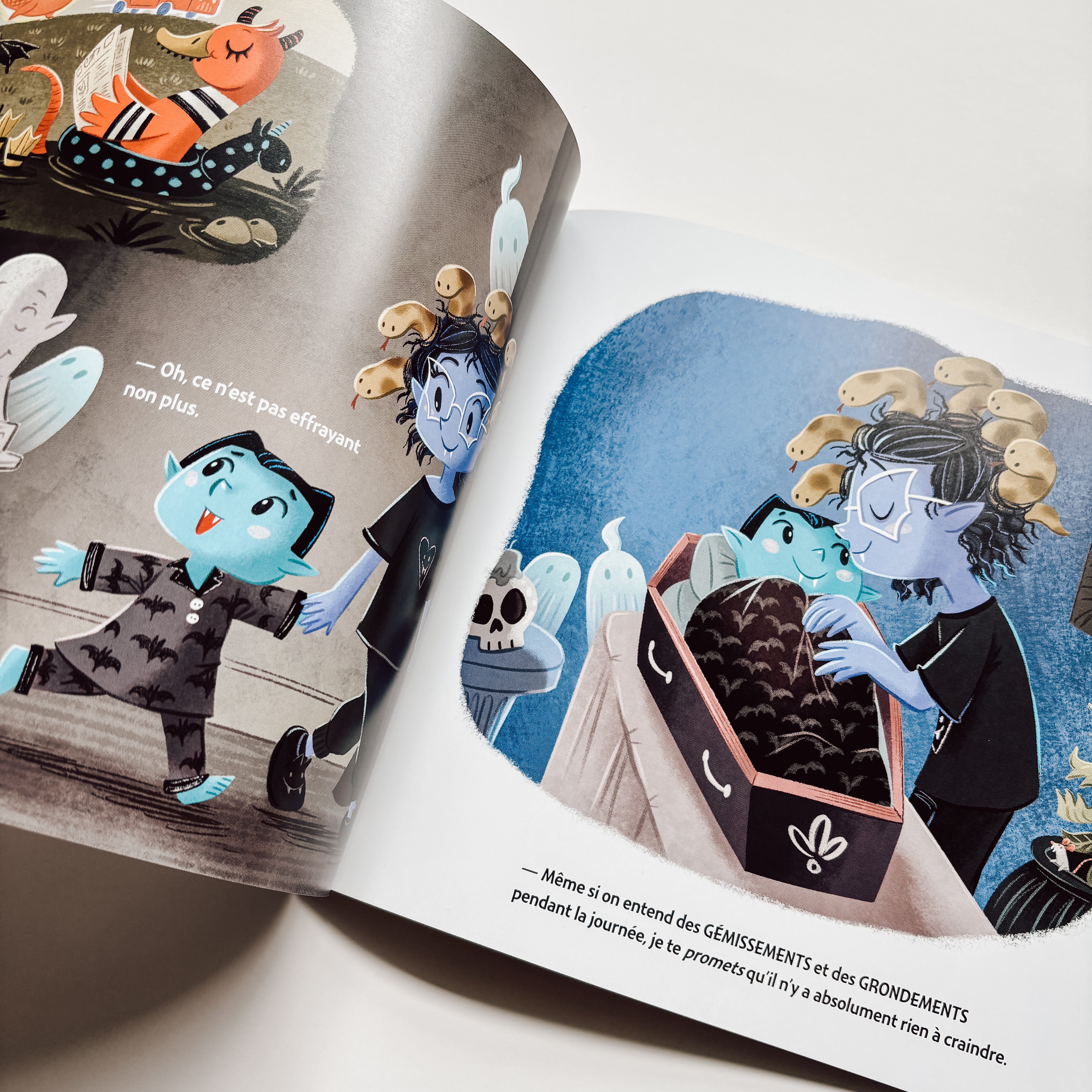 Livre d'histoire - Petit vampire a peur de dormir
