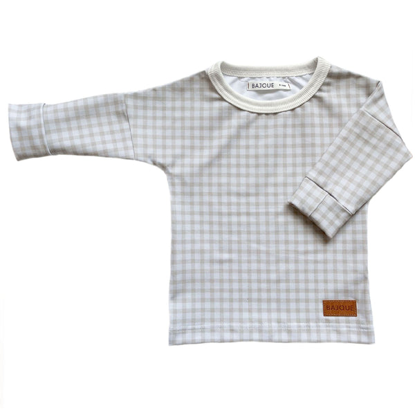 Grow With Me Babies and Children Sweater - Gingham