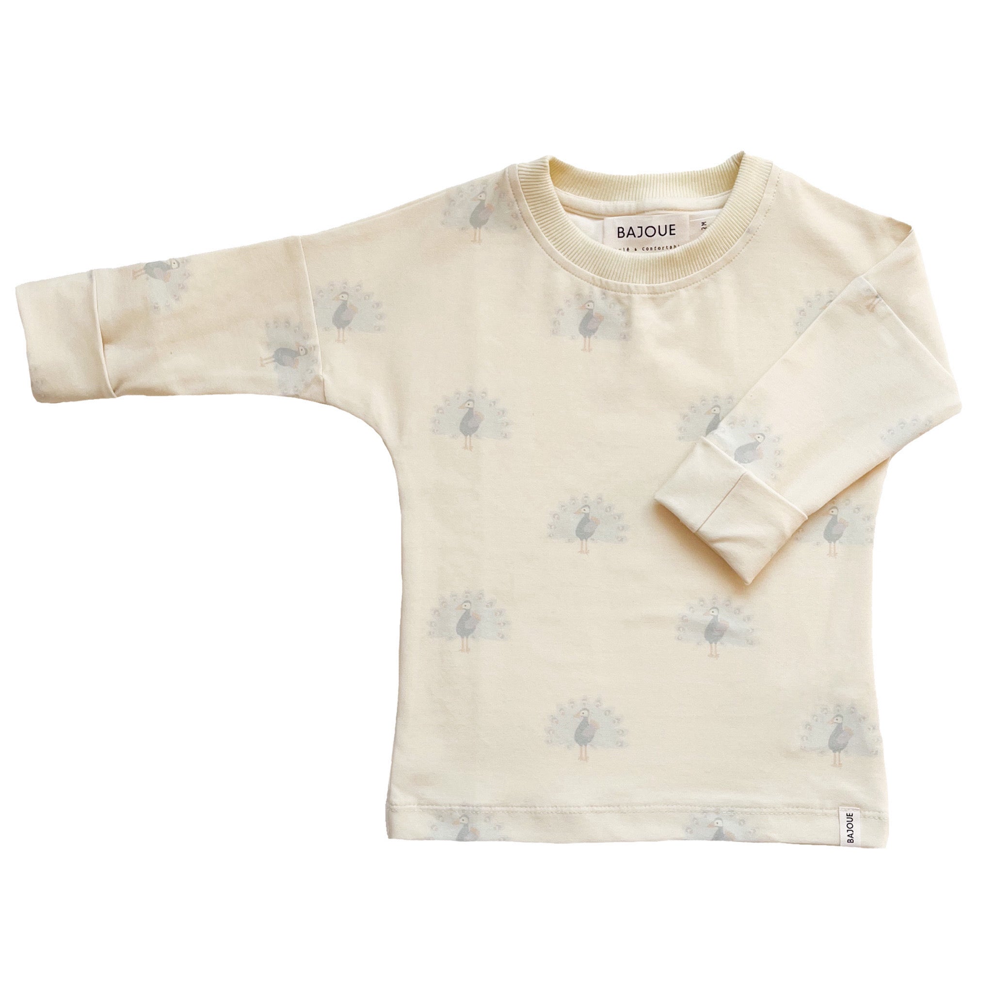 Grow with me babies and children sweater - Peacock