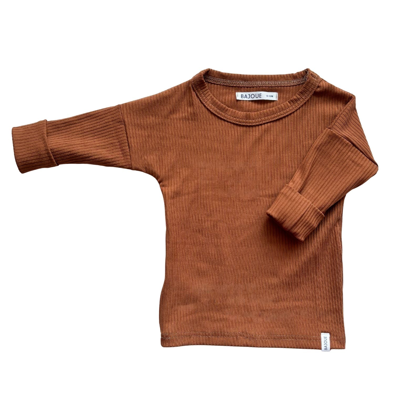 Pull évolutif en bambou bébés et enfants-Rouille