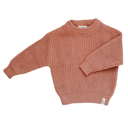 Women Knit Sweater - Clay