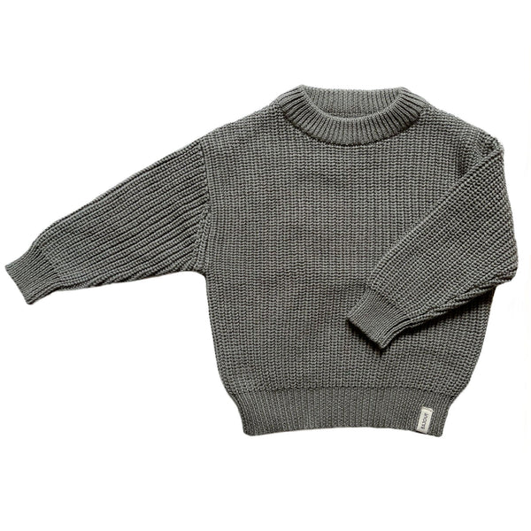 Grow With Me Babies and Children Knit Sweater - Sage