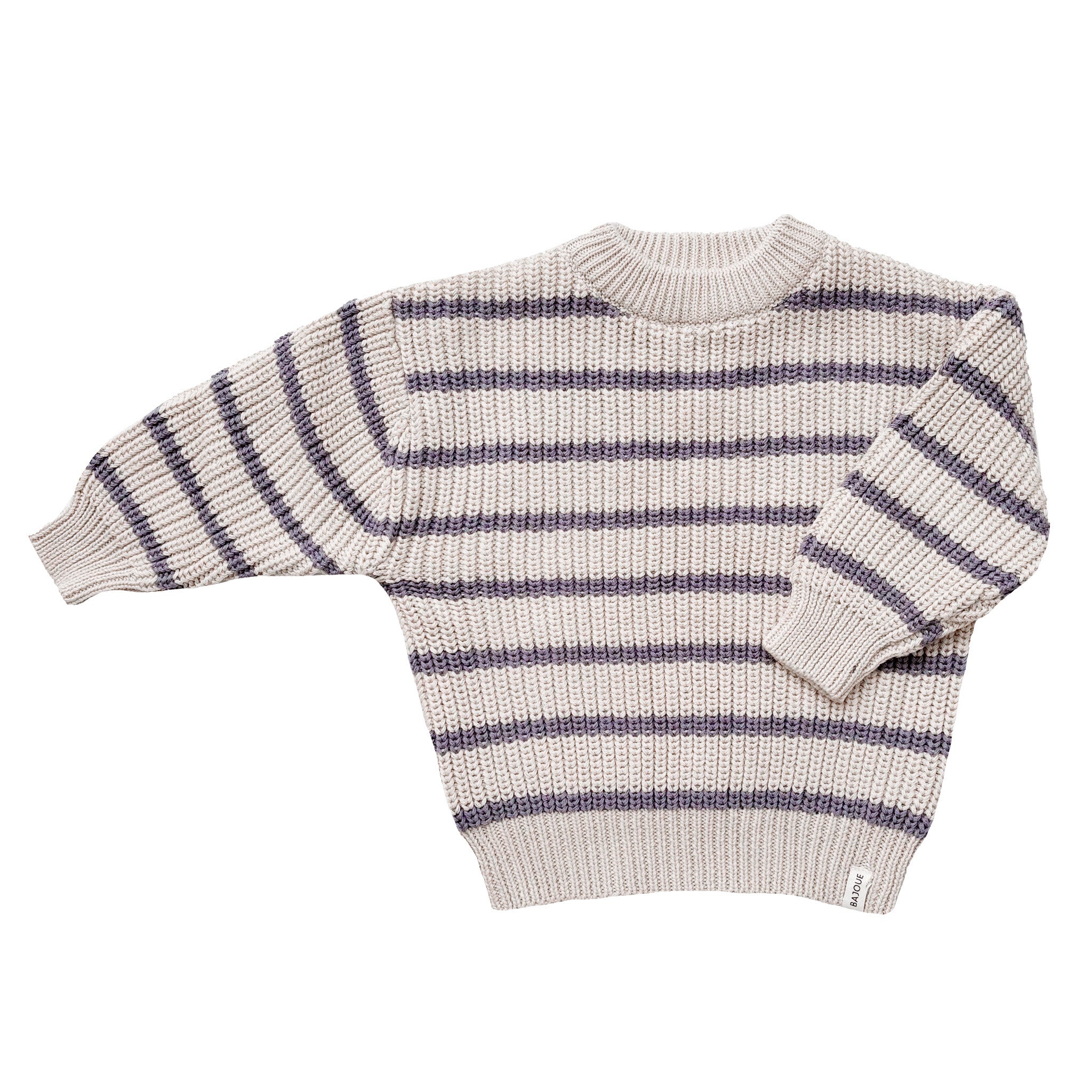 Pull en tricot pour femmes-Stripes