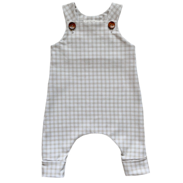 Grow With Me Babies and Children Romper - Gingham