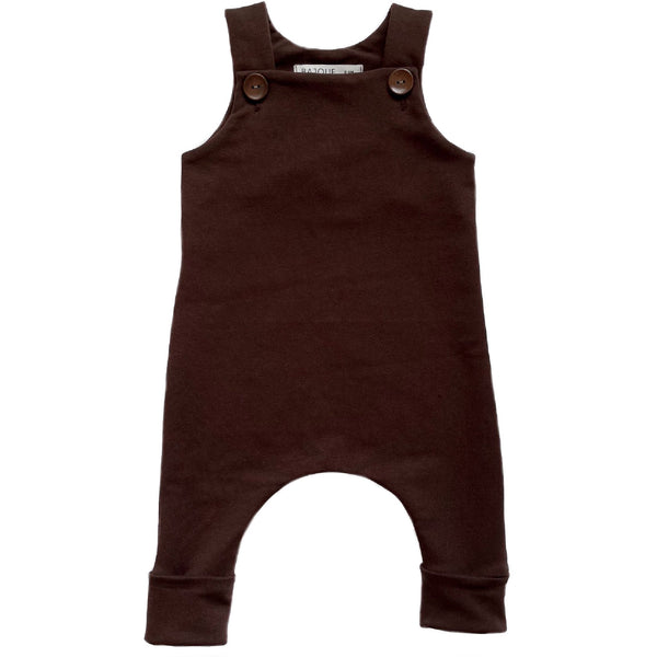 Grow With Me Babies and Children Romper - Chestnut