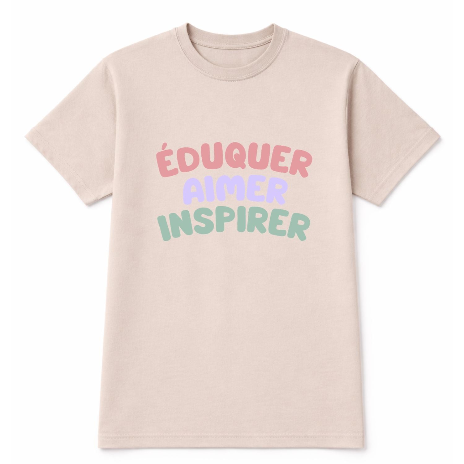 T-shirt pour femmes-Éduquer/aimer/inspirer