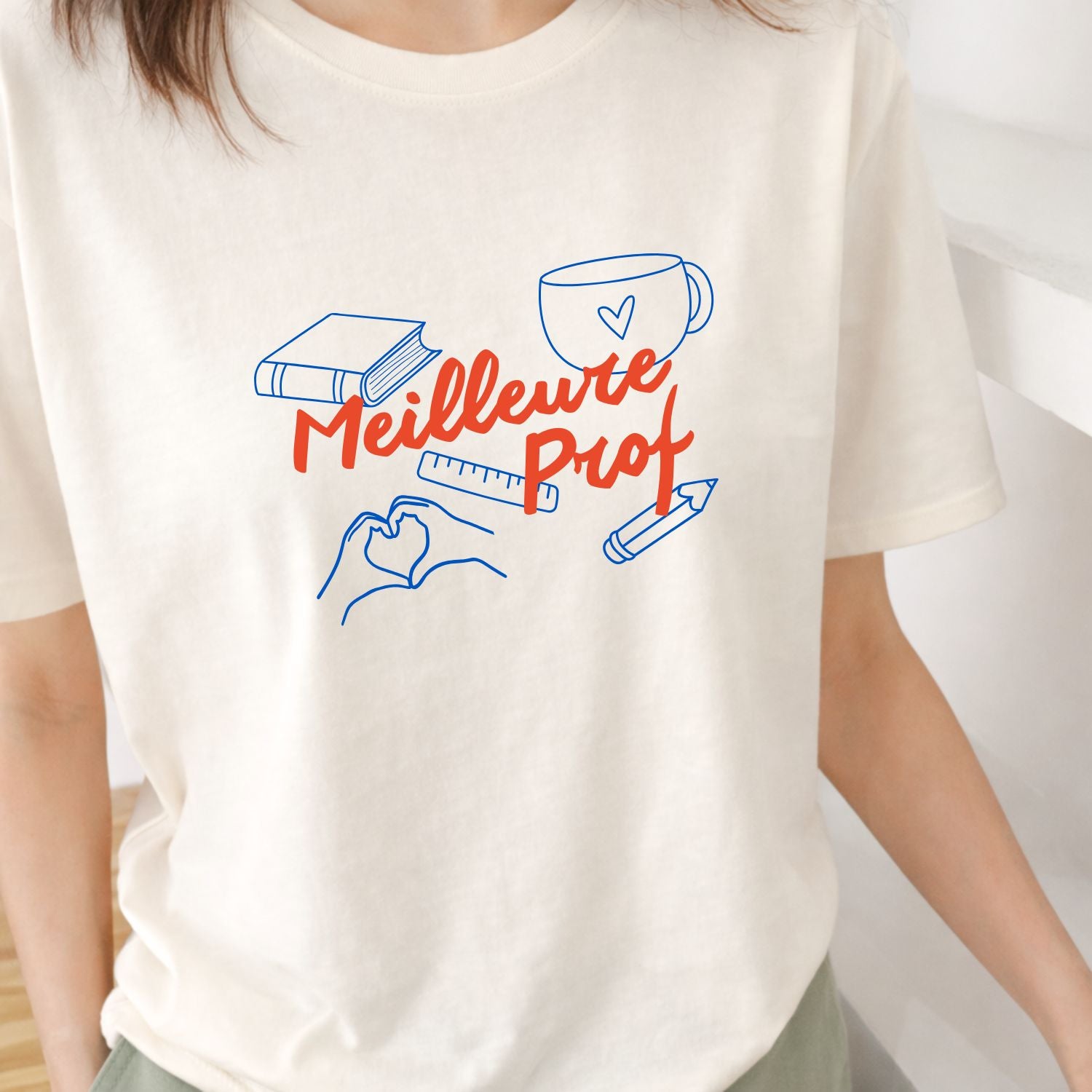 T-shirt pour femmes-Meilleure prof