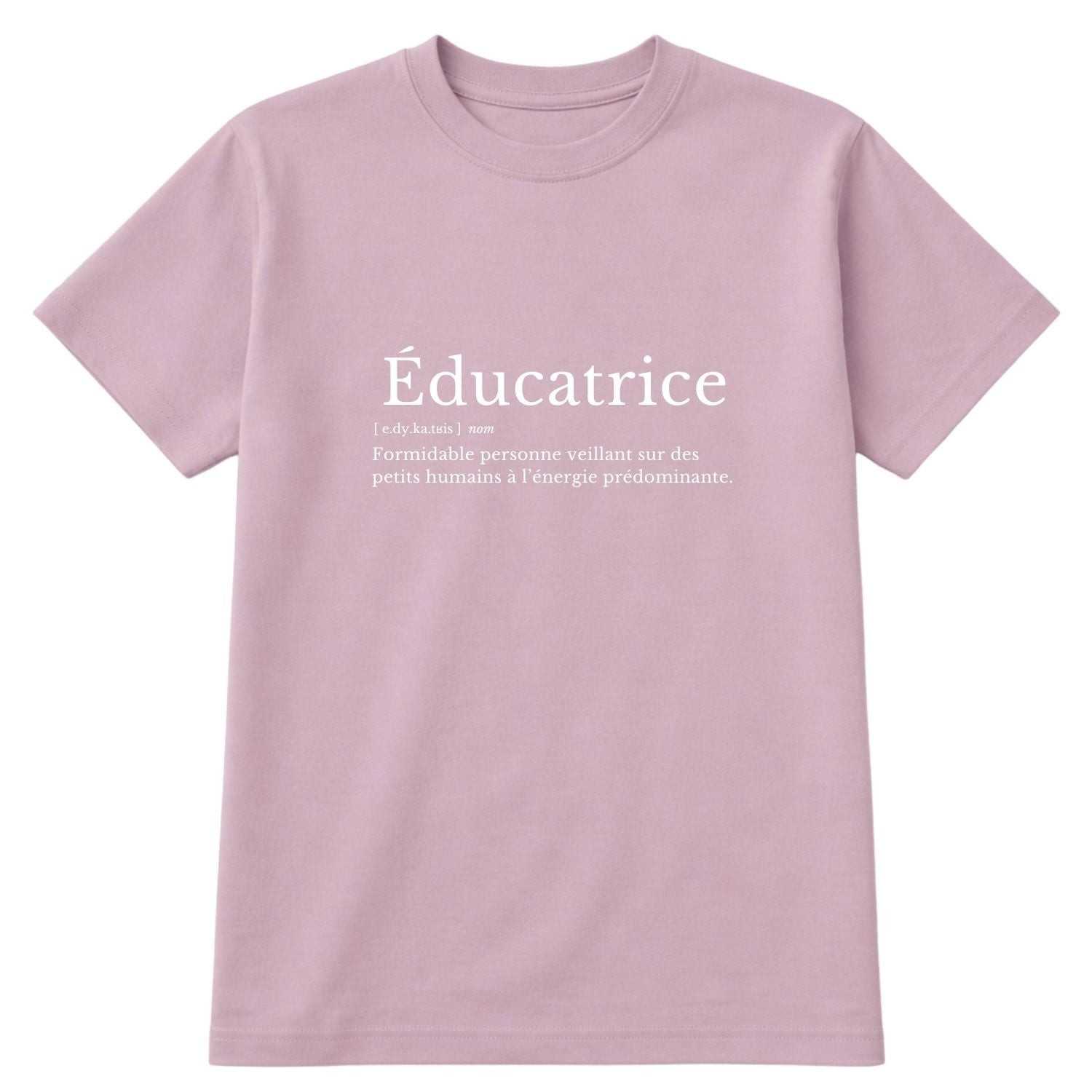 T-shirt pour femmes-Définition éducatrice (mauve)