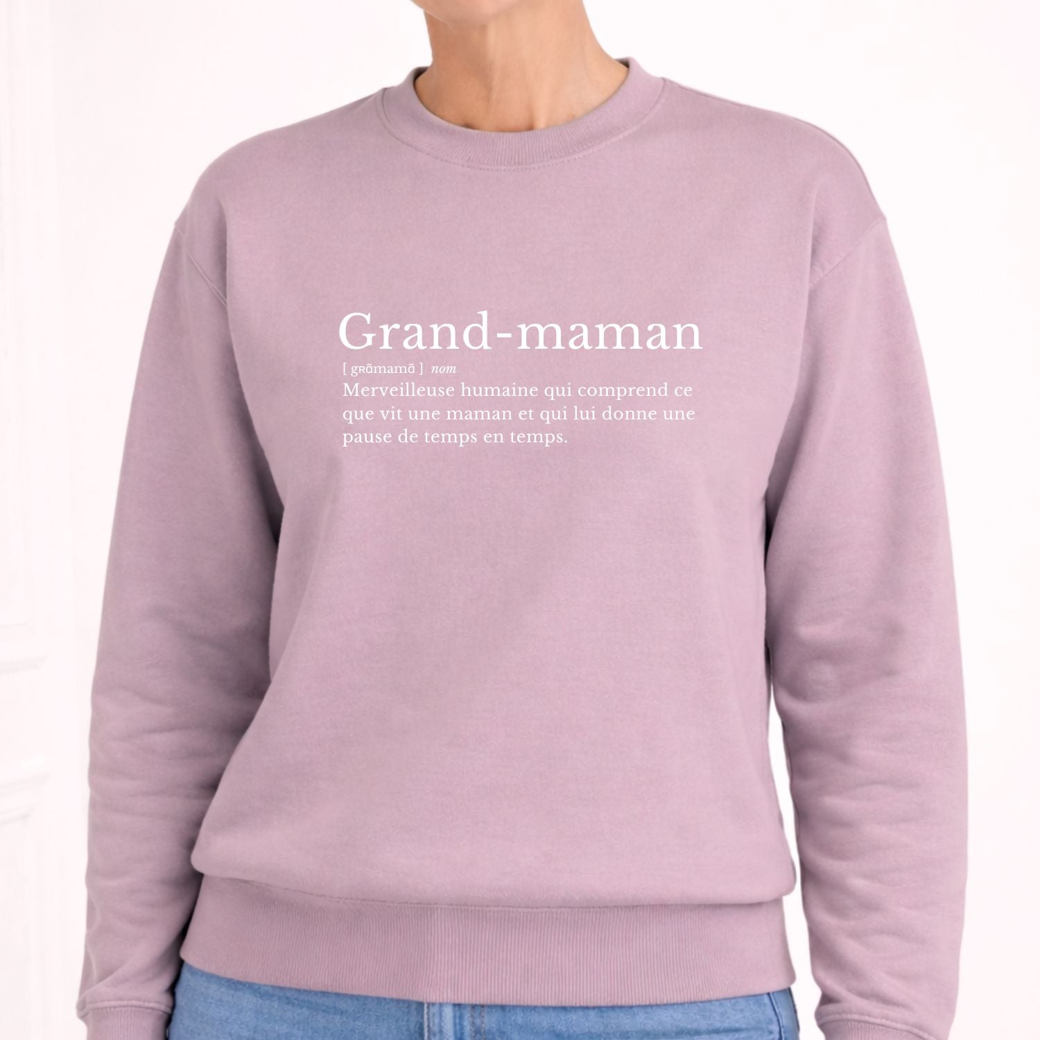 Crewneck pour femmes-Définition Grand-maman