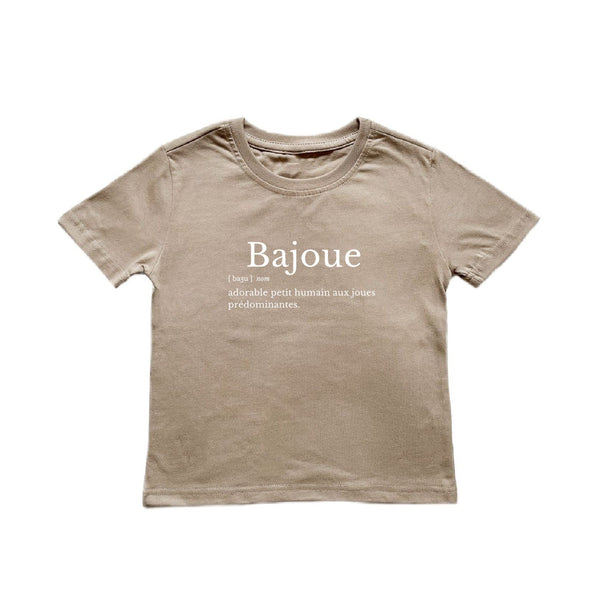 T-shirt bébés Définition Bajoue (0-2 ans)-Café