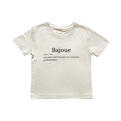 T-shirt enfants Définition Bajoue (2-8 ans)-Ivoire
