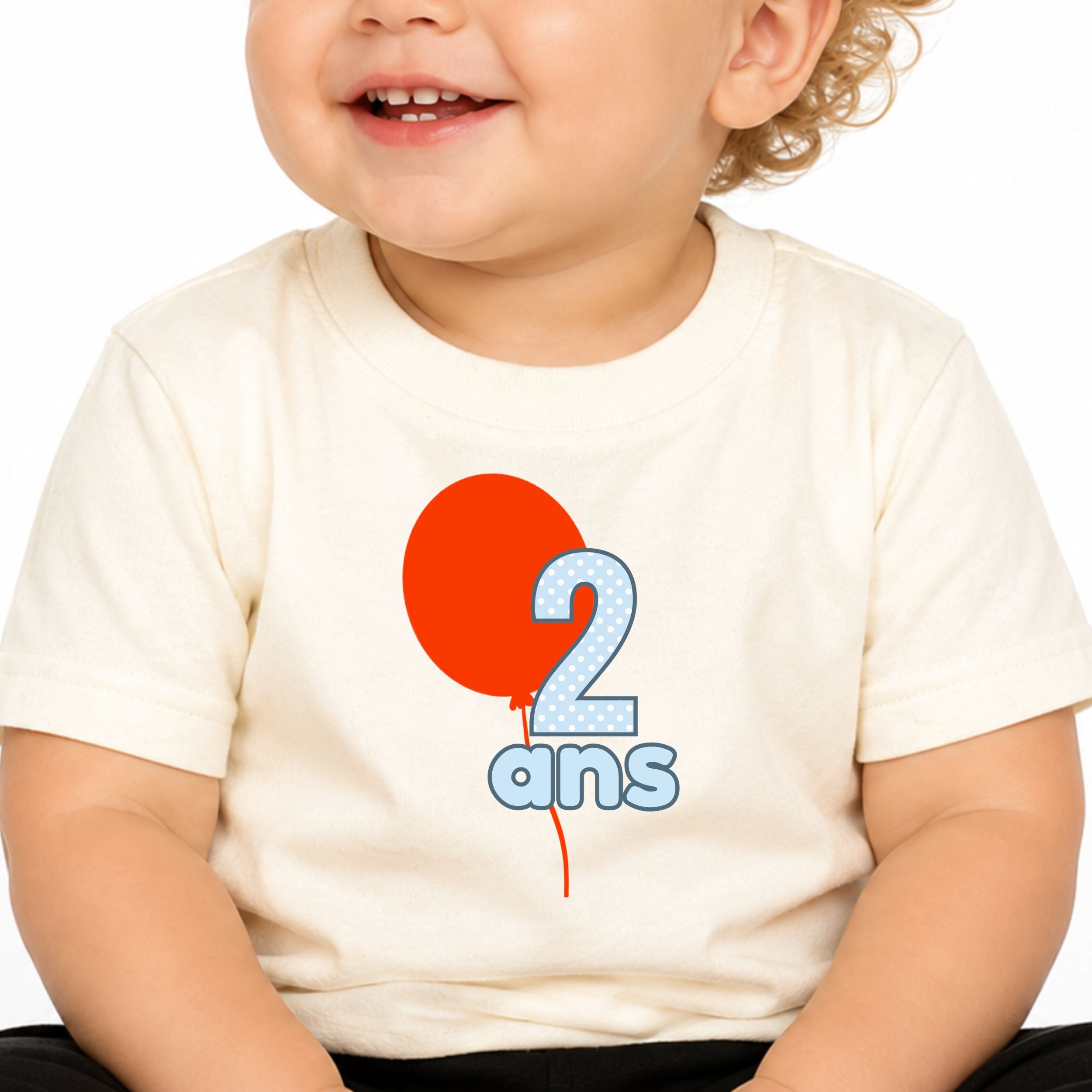 T-shirt enfants-Anniversaire (ballon rouge)
