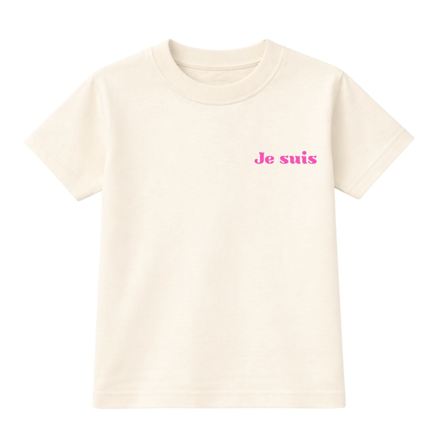 T-shirt enfants-Je suis unique (crème)