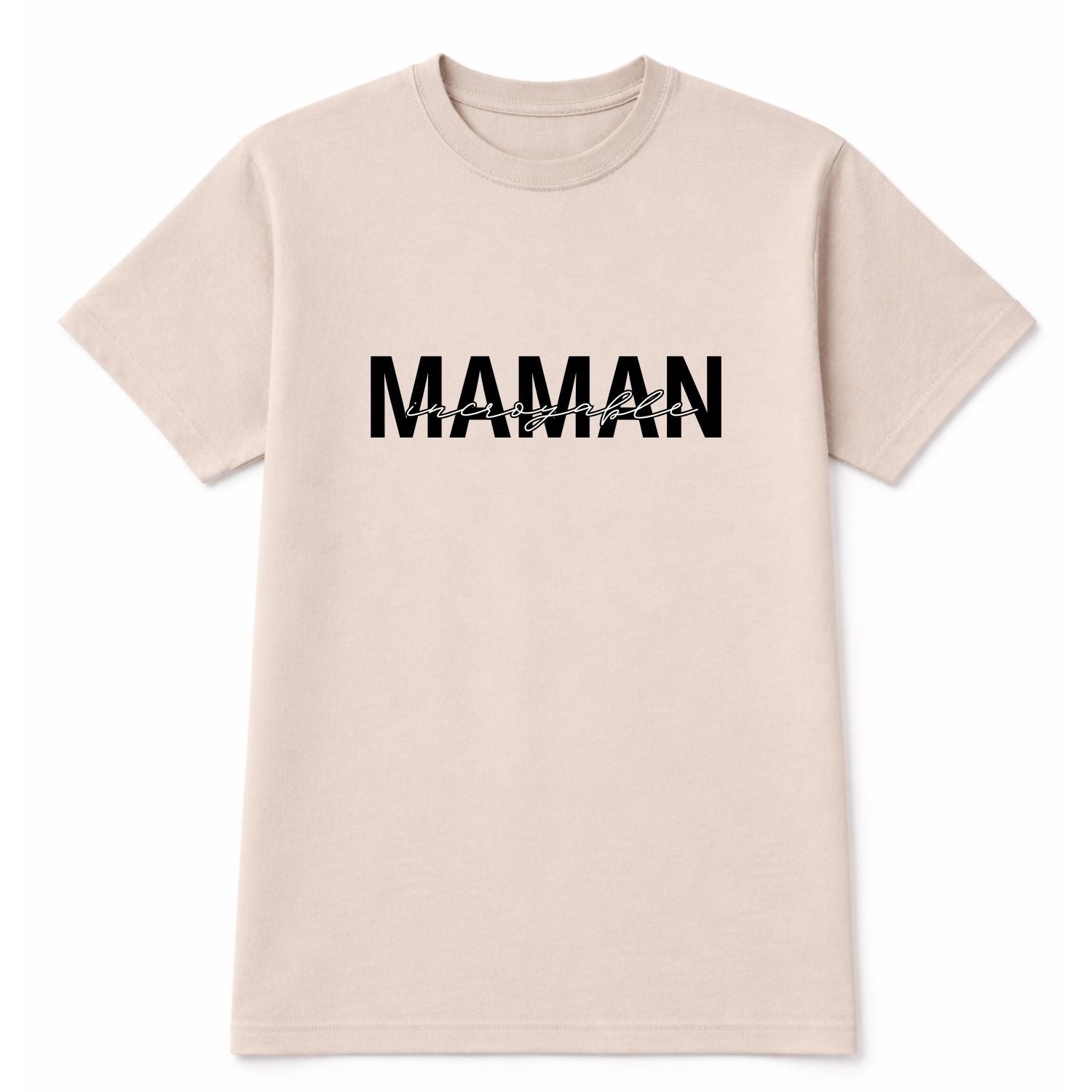 T-shirt pour femmes-Maman incroyable (beige)