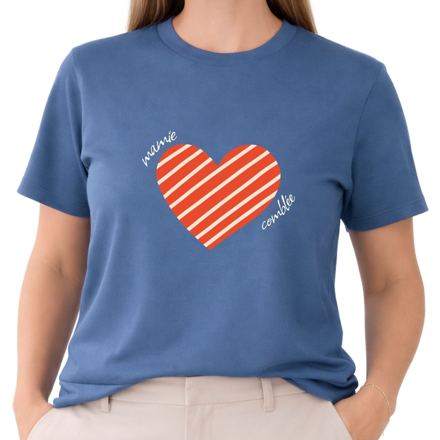 T-shirt pour femmes-Mamie comblée