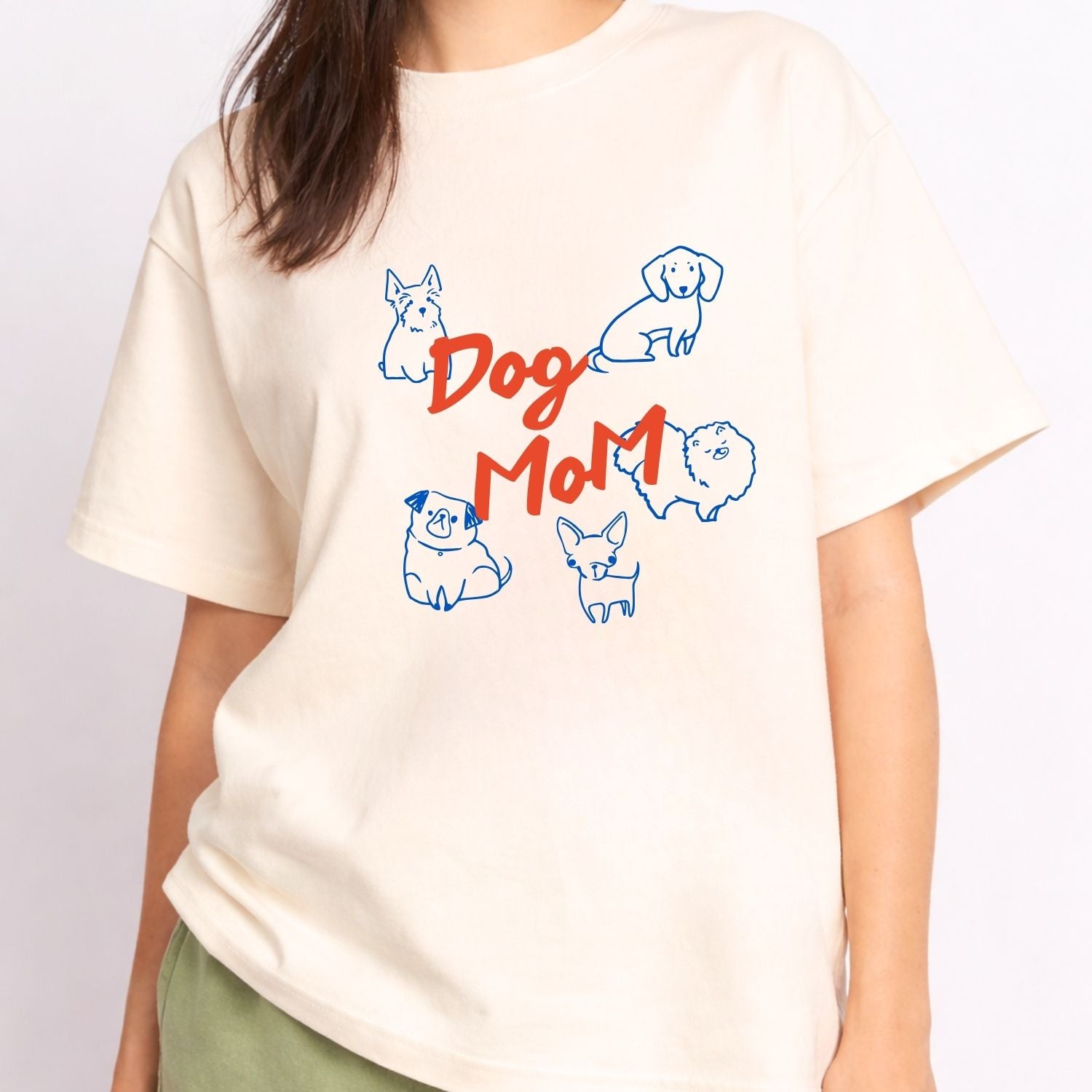 T-shirt pour femmes-Dog mom