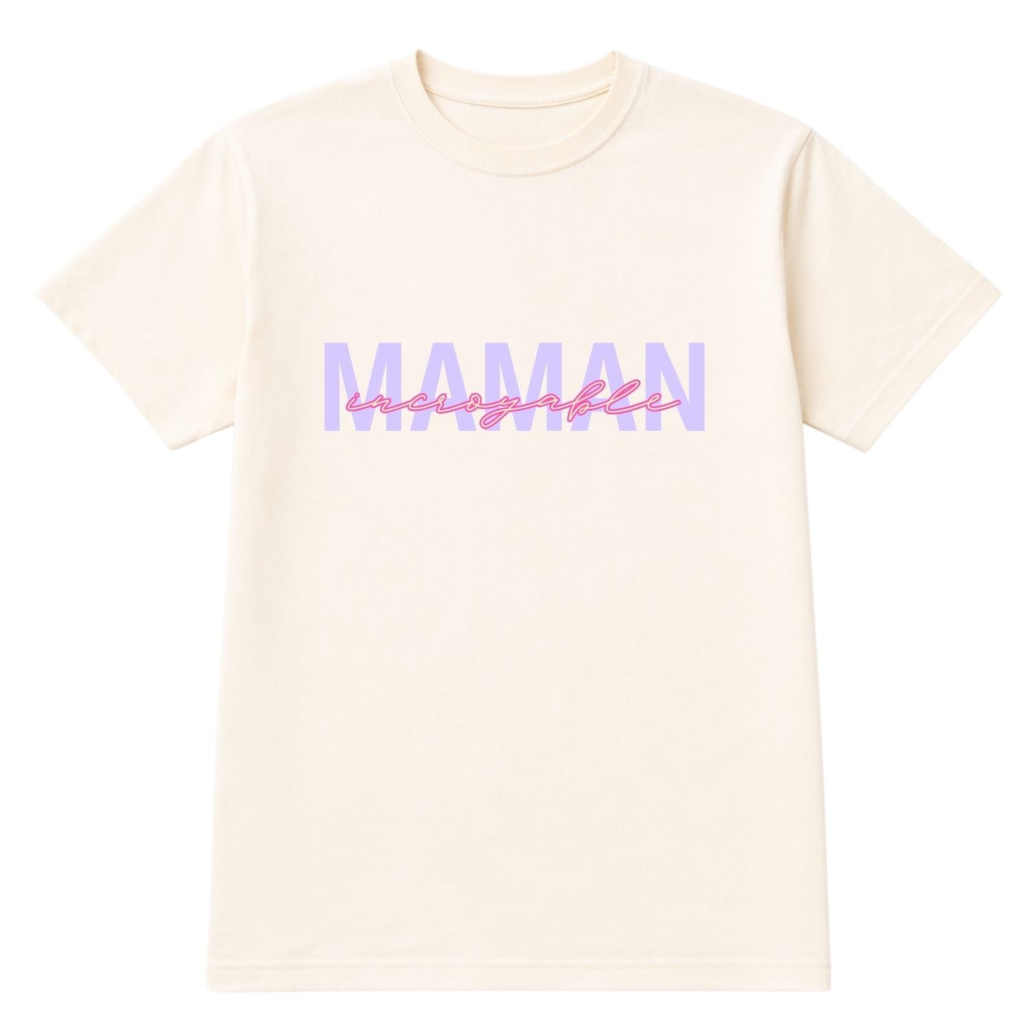 T-shirt pour femmes-Maman incroyable (mauve)