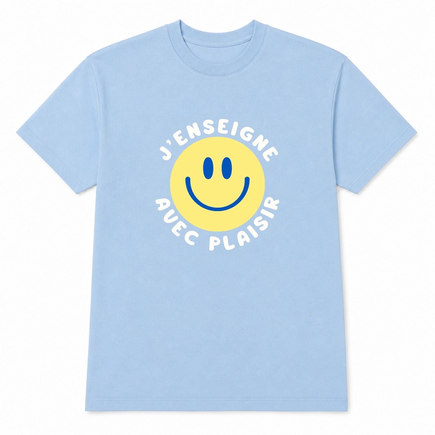 T-shirt unisexe-J'enseigne avec plaisir