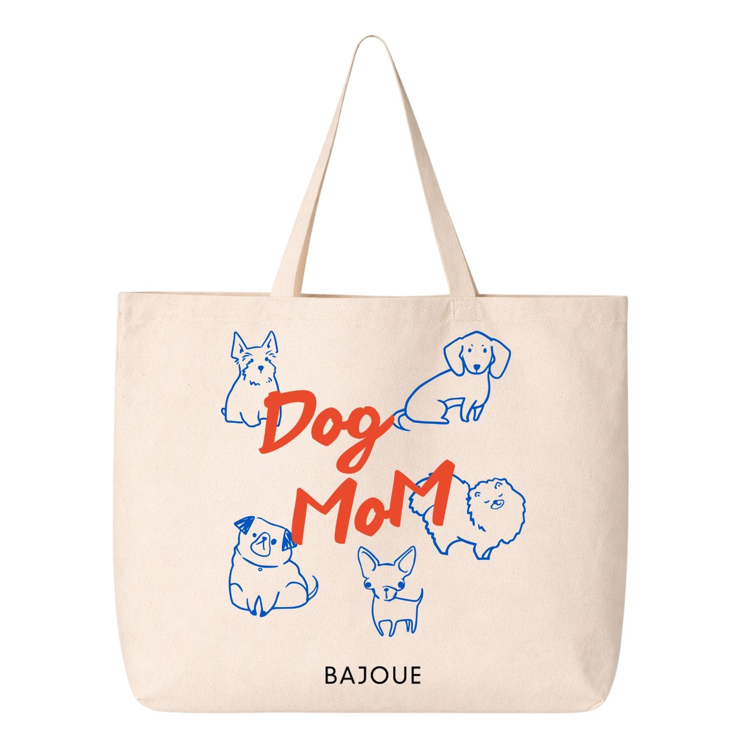 Tote bag- Dog mom (Gros)