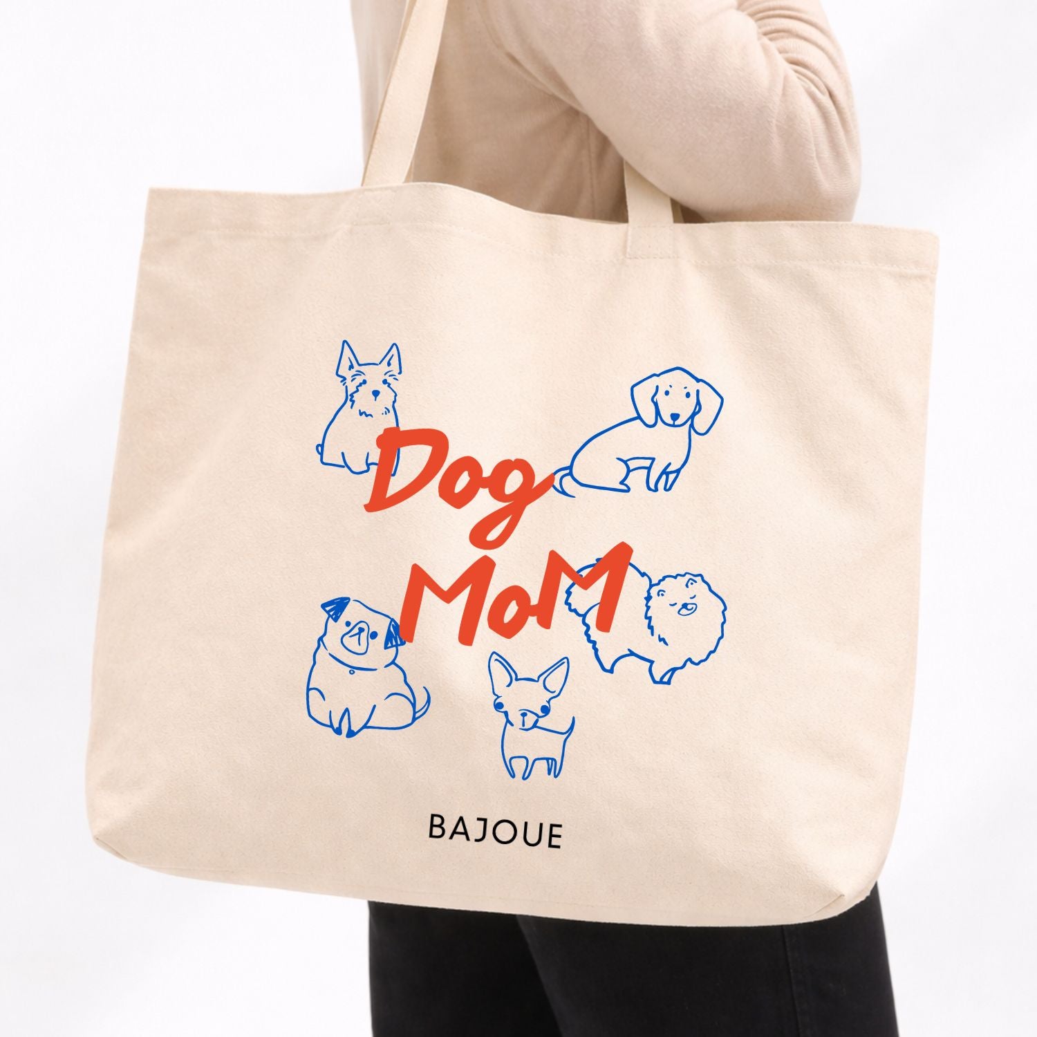 Tote bag- Dog mom (Gros)