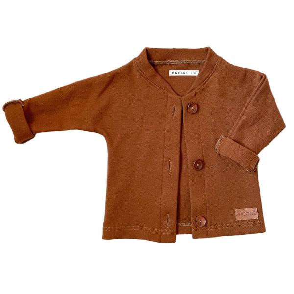 Jacket for babies and children-Cocoa